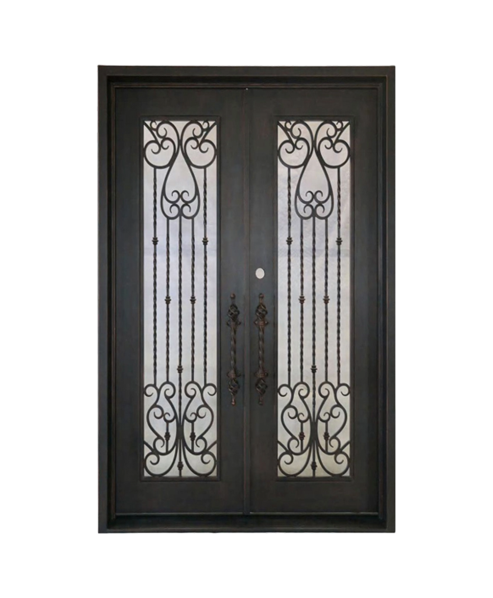 Kensington Iron Double Front Door