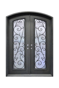 Watercress Double Iron Door – Botanical and Strong Iron Design