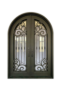 Caged Moth Double Iron Door – Optimistic Iron Design by Nationwide Iron Works