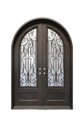 Queen of Spades Double Iron Door – Regal Iron Design by Nationwide Iron Works