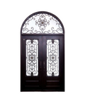 Art Nouveau Iron Double Front Door