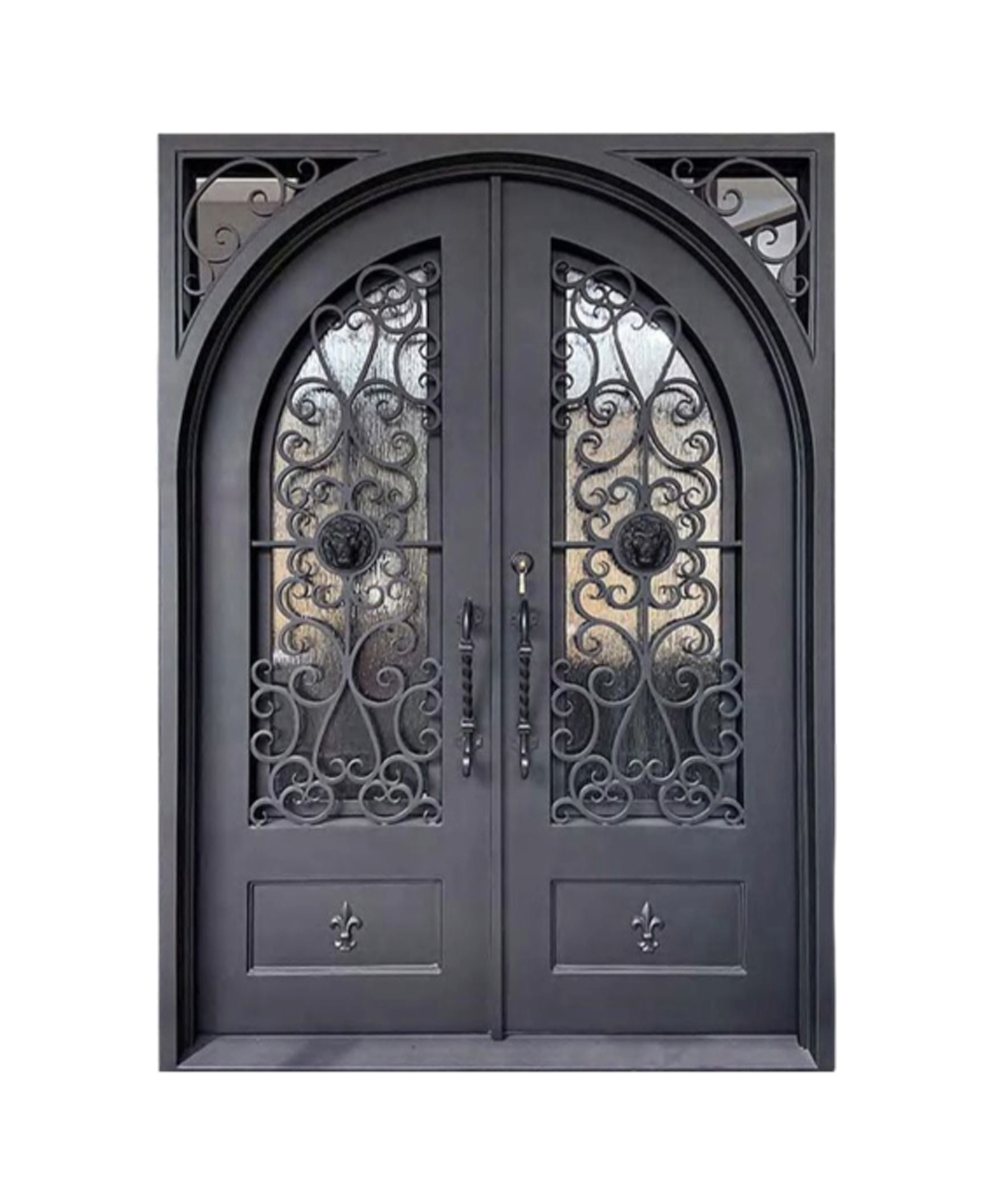 Lion's Den Archway Double Front Door