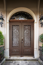 Florence Iron Double Front Door
