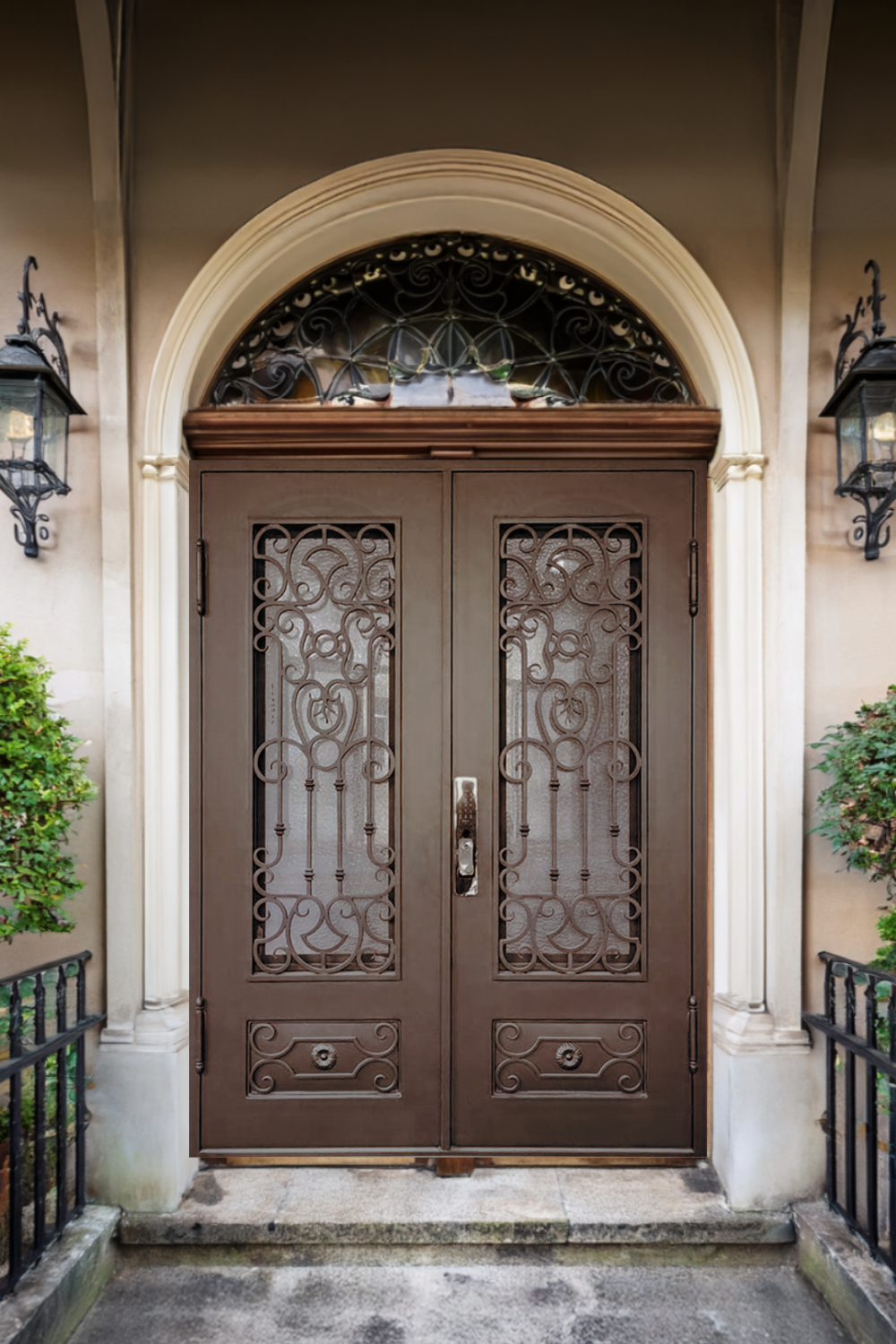 Florence Iron Double Front Door