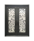 Waterscape French Iron Double Front Door