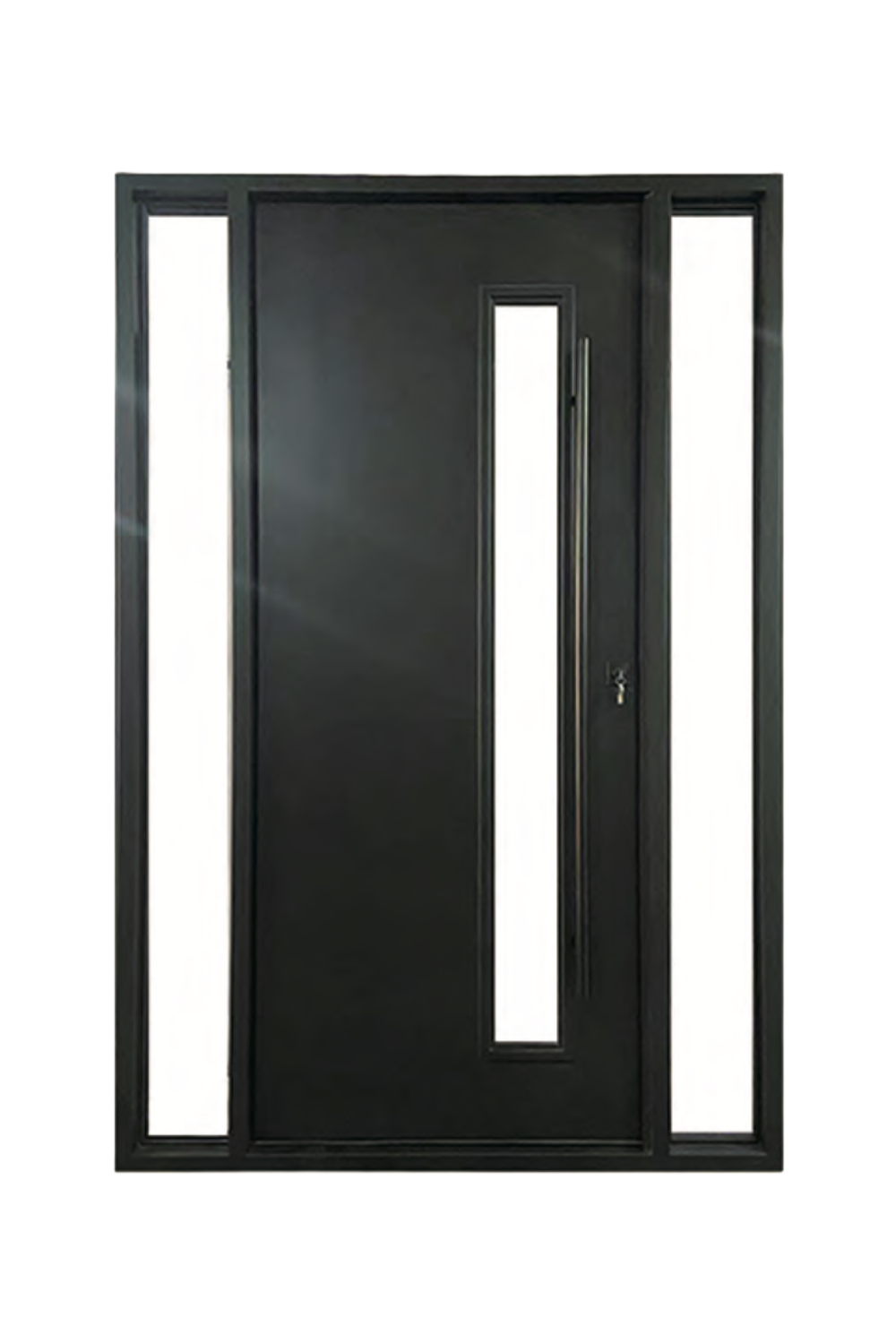Vista Frame Iron Single Front Door