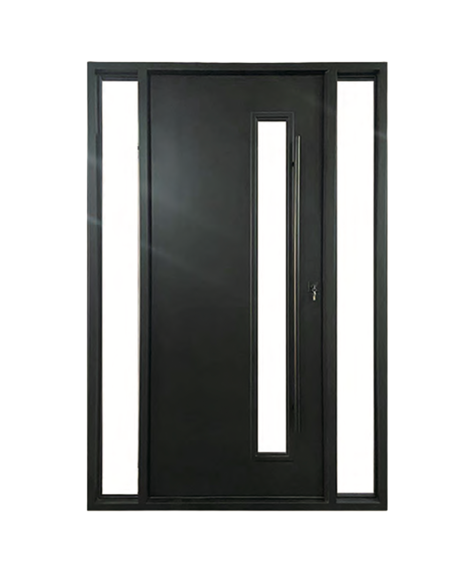 Vista Frame Iron Single Front Door